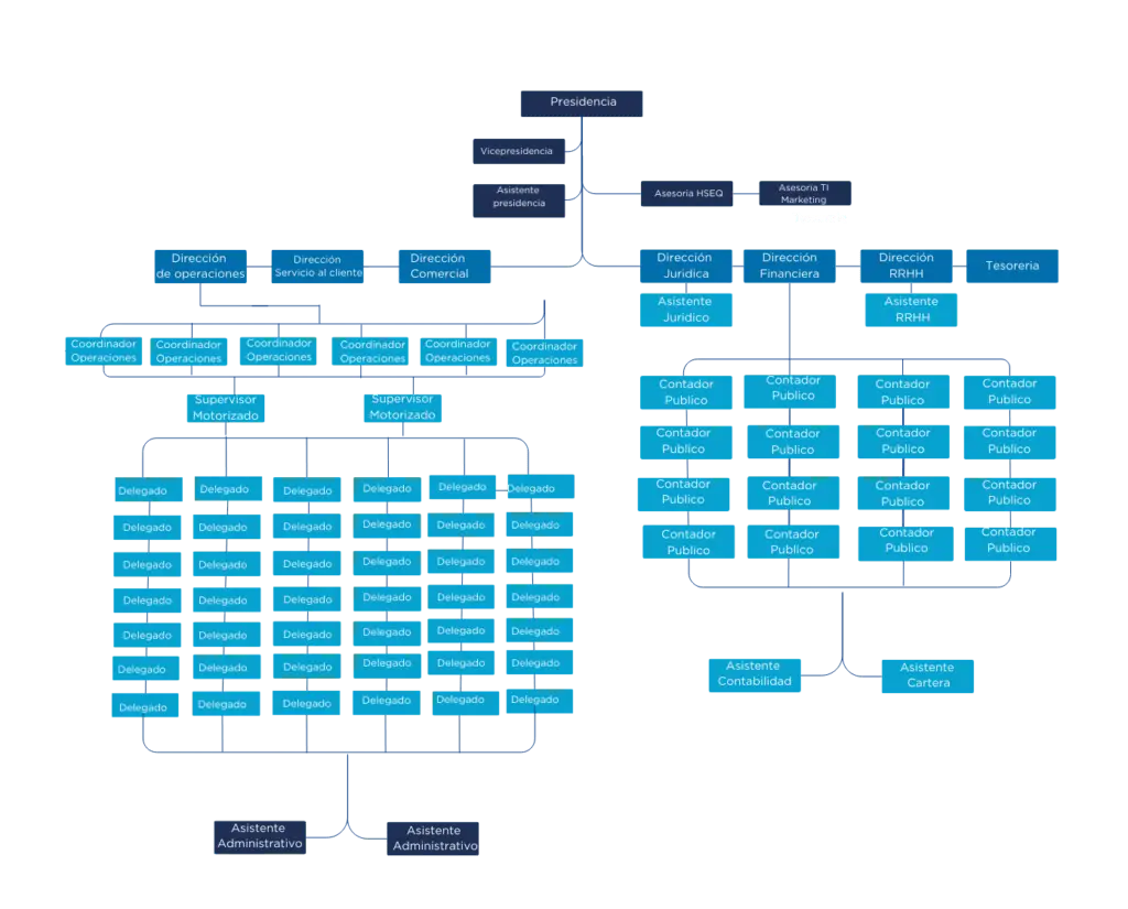organigrama administracion de propiedad horizontal